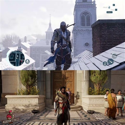 Connor vs Bayek – Climbing Comparison #assassinscreediii #assassinscreed #gaming