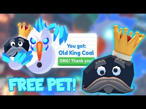 FREE Old King Coal Pet Christmas Admin Abuse! | Roblox Adopt Me Event | Riivv3r