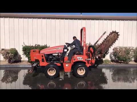 Ditch Witch RT40 Trencher Operation