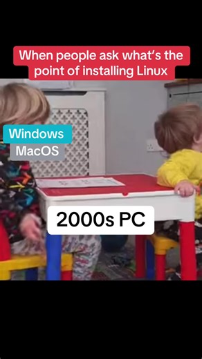 It just works better on old tech😎#linux #cyberdeck #tiktok #fyp #getgeekdmediaabilene