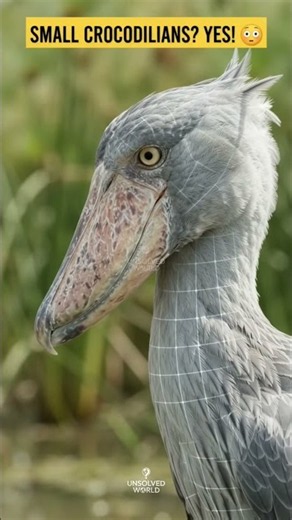 This Bird Can Swallow Baby Crocodiles 😳 | Meet the Shoebill
