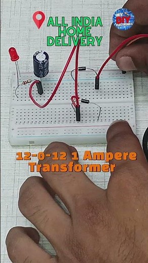 How To Make Full Wave Rectifier Project On Breadboard | Working Model | School Students | Beginners