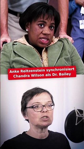 Anke Reitzenstein als Dr. Bailey (Chandra Wilson) aus "Grey's Anatomy"