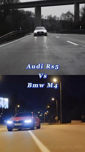 Audi Rs5 VS Bmw M4 #audi #bmw #audirs5 #bmwm5 #audivsbmw #car #edit