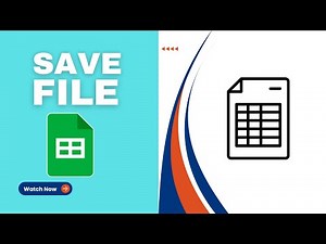 How to Saved Files in a Google Sheets