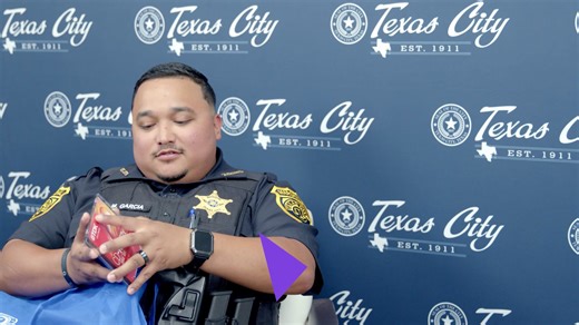 9.1K views · 75 reactions | What's a rizzler? To help the teens in our Camp Podcast get prepared to host their own podcasts next week, we've been doing a series of interviews and even filming short videos to help them get familiar with being on camera. This one was too much fun not to share.  Watch some members of Camp Podcast put City Marshal Garcia to the test...and see how well they do when the tables are turned! | City of Texas City | Facebook