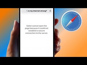 Safari Cannot Open the Page Because it Could Not Establish A Secure Connection to The Server iOS 16
