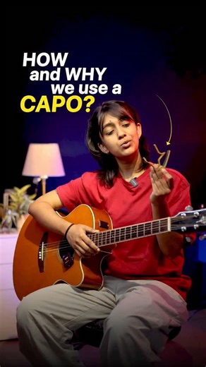 Spardha School of Music on Instagram: "Ever wondered why guitarists suddenly clamp this tiny tool on the neck and everything sounds different? 🎸🧐 A capo helps you: • play in higher keys without learning new chords • match your voice comfortably • get brighter tones instantly • simplify tricky progressions • shift moods without changing finger shapes In this video, we break down why a capo is used and how to use it properly, with clear visuals, arrows, and real playing examples so it actually m