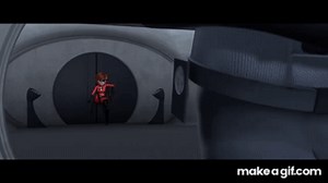 The Incredibles (2004) Elastigirl Sneaks Into Base & Gets Stuck (Remastered 4K 60FPS) on Make a GIF