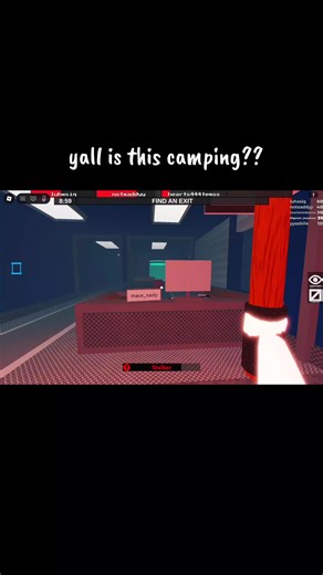 I got called a camper but I lowkey dont think it is she was dying and the girl was right there with the exit open#robloxfyp #viral #ftf #robloxstories #fleethefacilityroblox