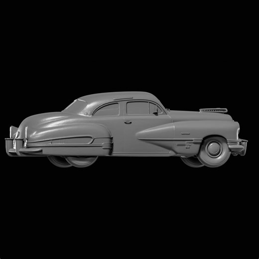 Classic Car Model STL file for 3D Printing