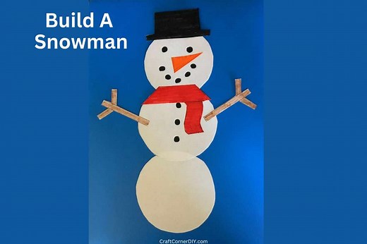 Build A Snowman - Free Printable | Craft Corner DIY