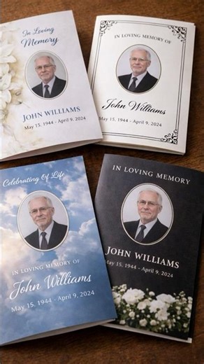 Funeral Folder vs Program vs Bulletin… Same Thing?!