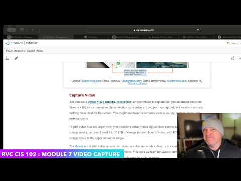 CIS 102 Module 7 Video Capture