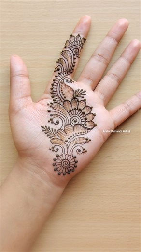 Front hand beautiful Mehandi design #mehndi #henna #mehndidesign #letestmehndi