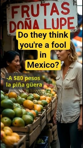 They want to scam you in Mexico for looking like a gringo, a foreigner, or rich. #mexicanspanish