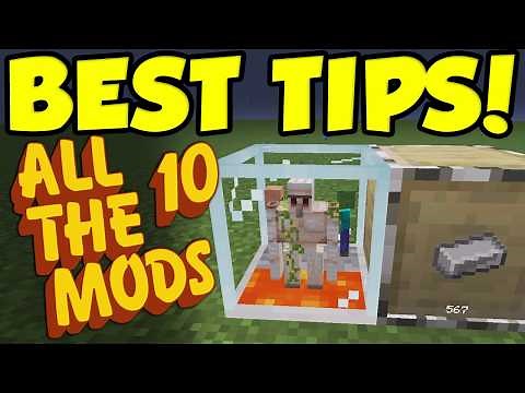 ATM 10 MOST IMPORTANT TIPS YOU NEED TO KNOW! (All The Mods 10 Starting Guide)