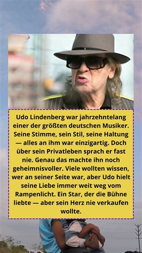 Udo Lindenberg: Die Frau, die er nie öffentlich zeigte