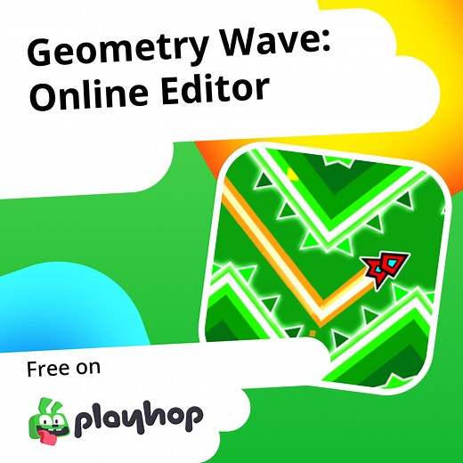 Geometry Wave: Online Editor: Play Online For Free On Playhop