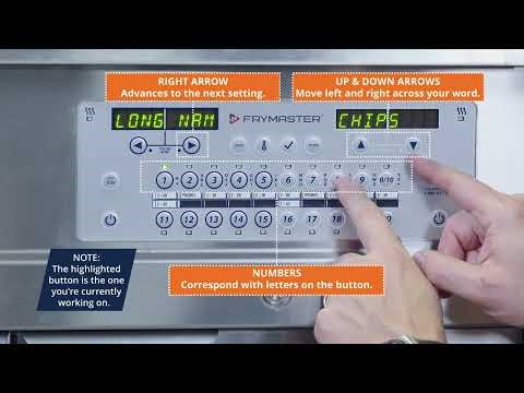 How to program customised settings