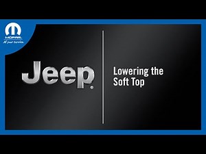 Lowering the Soft Top | How To | 2022 Jeep Gladiator