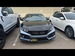 Installing no-drill license plate bracket on my Honda civic