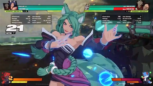 【2XKO】阿狸 艾克组合即死连段 By SonicFox