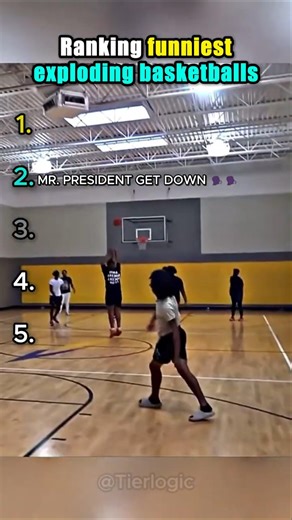 Ranking the funniest exploding basketballs pranks🤣