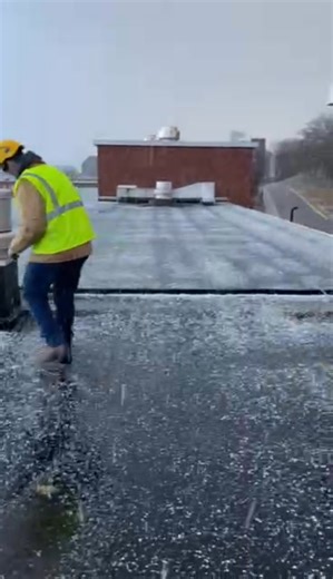 Ice Pellets at Michigan Technological University - Noah Blandford | TV6 & FOX UP