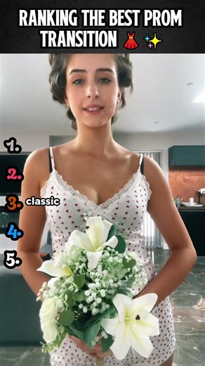 Ranking The BEST Prom Transition 👗✨ #transition #shorts