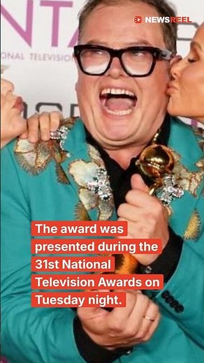 Alan Carr Honoured at National Television Awards 🎉