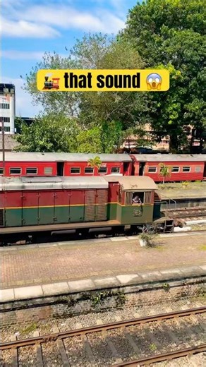 Unique train engine sound 😱 #train #railway #locomotive #trainvideo #engine #exhaustsound #shorts