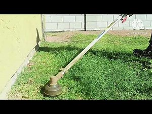 LAWN MOWING USING HYPER TOUGH WEED EATER