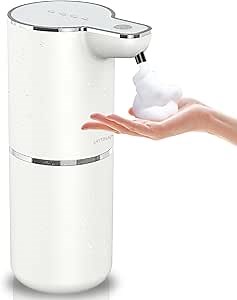 Automatic Soap Dispenser Foam Touchless: Foaming Soap Dispenser Wall Mounted USB Rechargeable with Sensor for Bathroom Kitchen