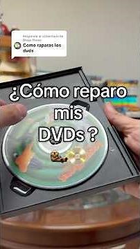 How to repair a DVD? 📀 #dvd #cd #retro #vintage