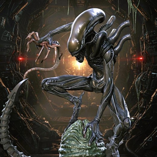 3D Alien Xenomorph STL File for Printing - Etsy New Zealand