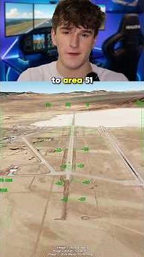 Area 51 In Google Earth Flight Simulator?! #area51 #alien #aviation
