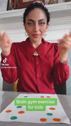1M views · 13K reactions | Brain gym exercise for kids 易 #braingymforkids #braingym #preschoolteacher | Lenas Little Ones | Facebook