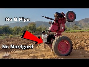 Don’t Try😱| Tractor Stunt Without U Pipe Or Mardgard| India’s First Stunt