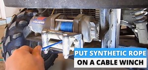 Can You Put Synthetic Rope On A Cable Winch?