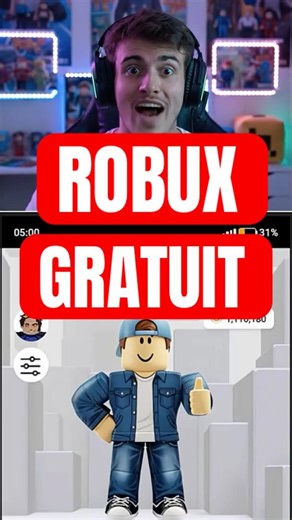 How to get FREE and unlimited ROBUX! #robloxshorts #freerobux #robloxfrance