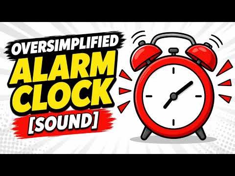 ⏰ Oversimplified Alarm Clock Sound #soundeffect