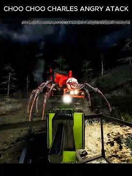 🚂 Choo Choo Charles Attack! 😱 The Most Terrifying Train Ever #choochoocharlesgameplay #horrorgame