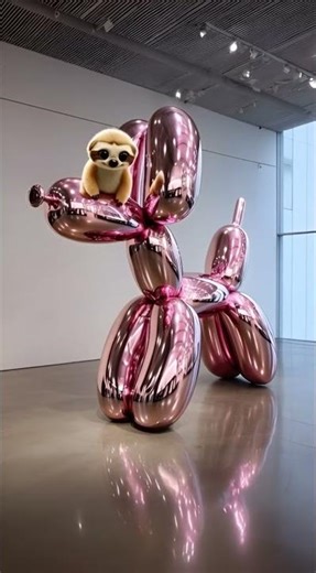 A $58.4 Million Sculpture… and NoVi Broke It #cute #aivideo #funny #animation