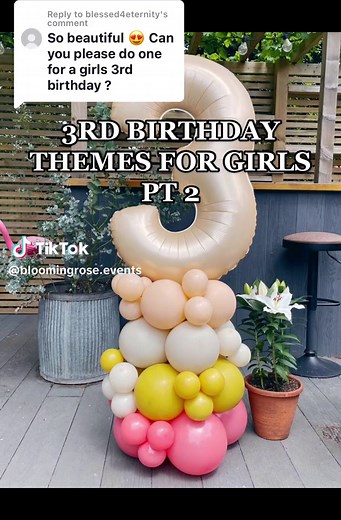 Creative 3rd Birthday Party Themes for Girls