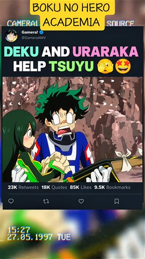 DEKU and URARAKA help TSUYU 🫣🤩 | #myheroacademia #edit #mha #amv #anime