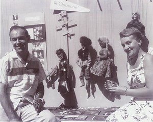 Frank Oznowicz—known to many as legendary performer and film director Frank Oz—comes from parents who were puppeteers. His path to performing, puppetry, and using humor as a tool for social commentary and entertainment was paved by his parents, Isidore (Mike) and Frances Oznowicz, who created and performed marionettes as a hobby in Belgium with a mixture of politics and satire. When Mike and Frances escaped Belgium in the 1930s just before the Nazis invaded, they left their marionettes in their 