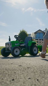Little ones dream of being a real farmer! 🚜✨ Make their dreams come true with our remote-controlled Electric Ride-On Tractor, available in vibrant colours and designed for fun & safety! | Outdoor Toys