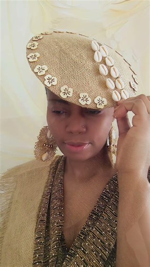 accessoires de mode en jute #bibi de tête #boucledoreille #pourtoiii #sitasentiment #femmeafricaine