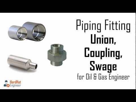 Pipe Fittings - Union, Coupling, Swage. Part 3/3